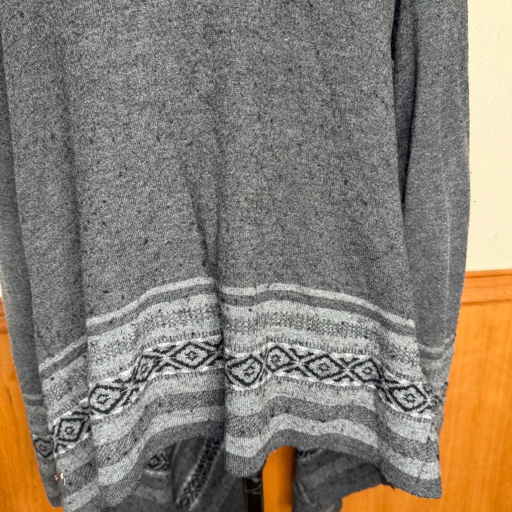 Eddie Bauer Gray Geometric Pattern Waterfall Card… - image 7